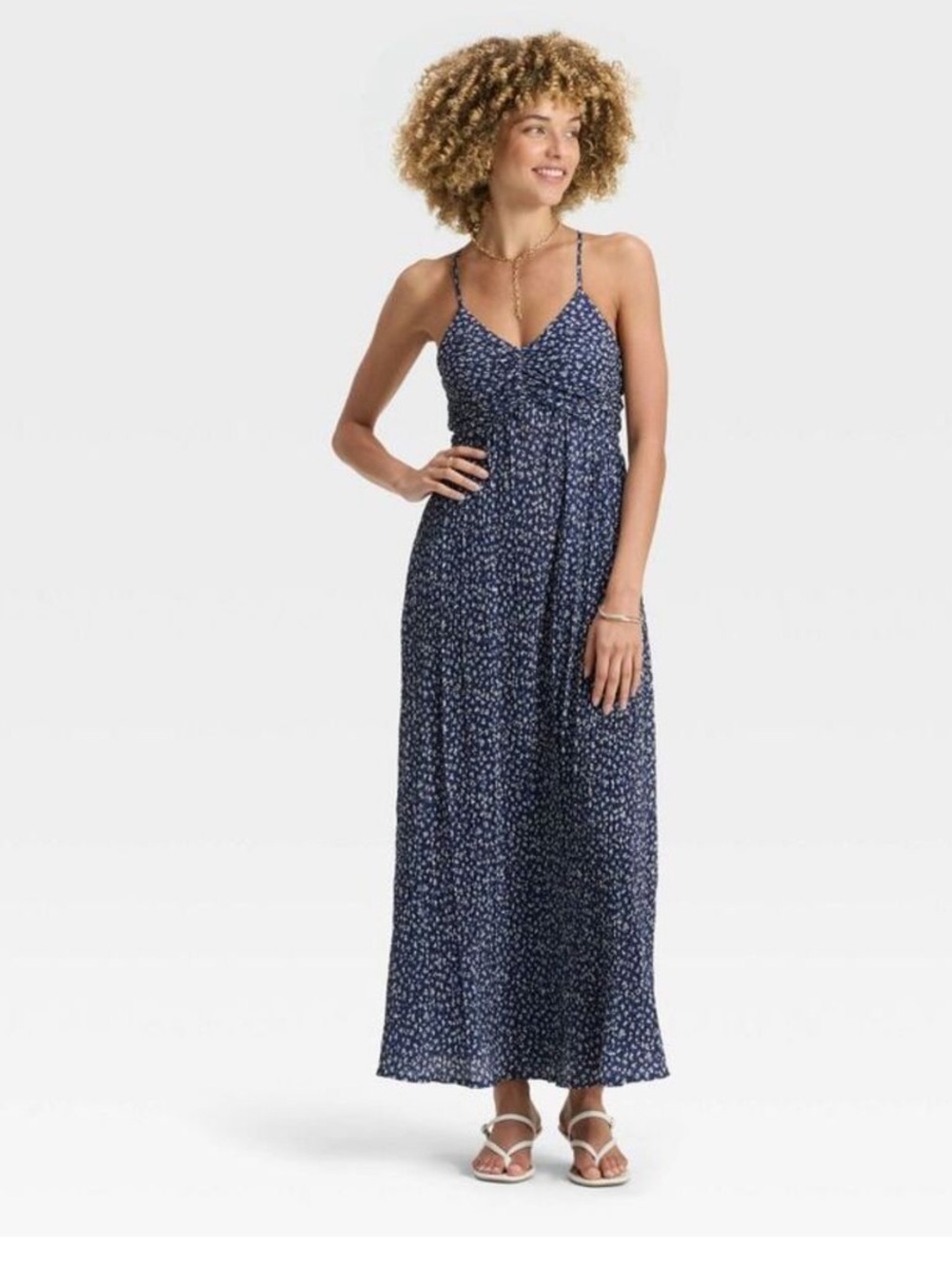 Women's Pleated Maxi Dress - A New Day
